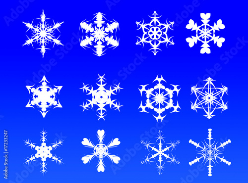 background with snowflake