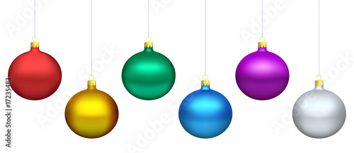 Vector christmas balls