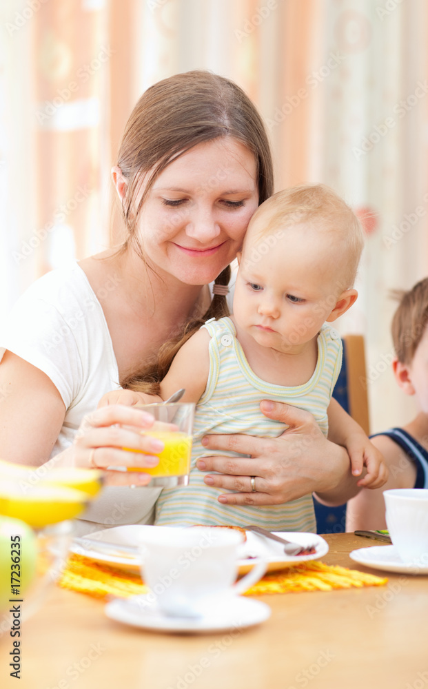 Family breakfast Family breakfast