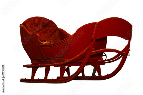Horse snow sleigh photo