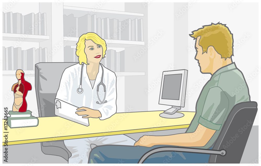 Obraz premium Beim Arzt