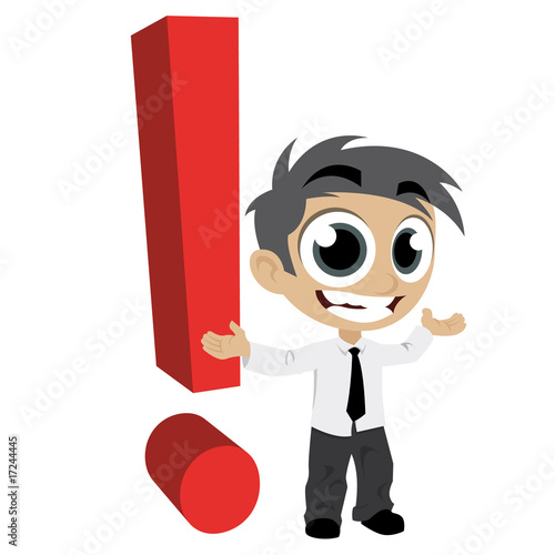 Man exclamation