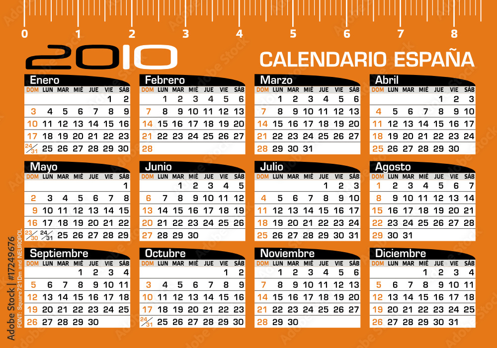 Calendário De Jogos Da Copa Do Mundo 2010 Royalty Free SVG