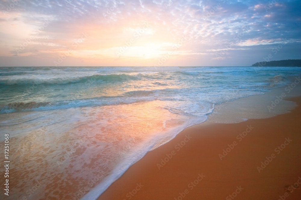 Fototapeta premium Sunset on the beach