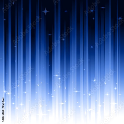 Stars blue vertically striped background