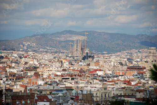 blick über barcelona