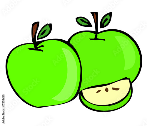 Green apples