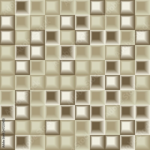 Seamless brown tile pattern