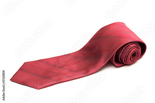 Fotografia red striped necktie