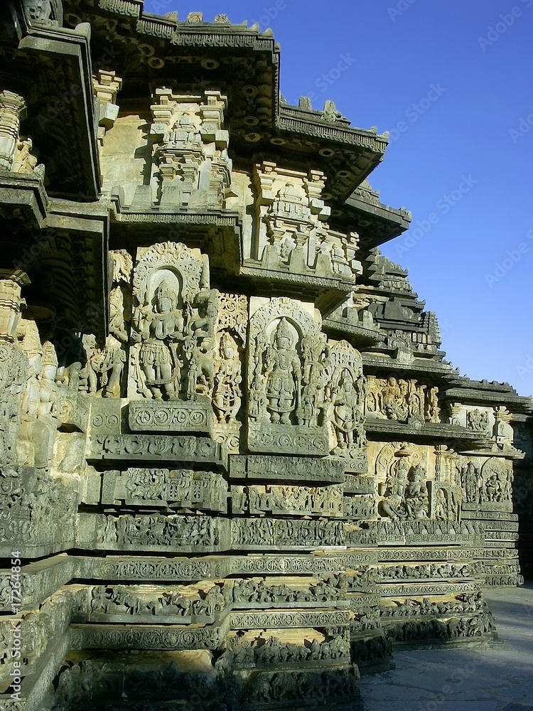 Shantaleshwara Temple, Hoysala architecture, Halebid, India
