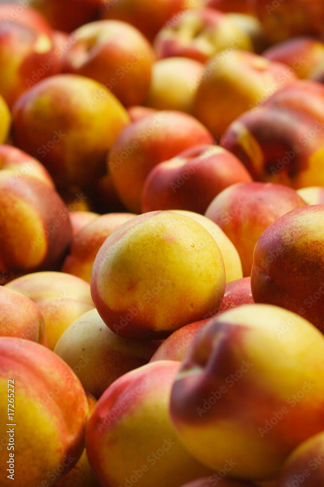 pile of nectarines pile of nectarines