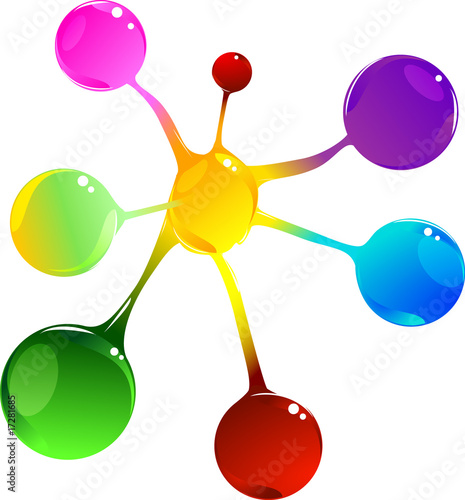 molécule colorée