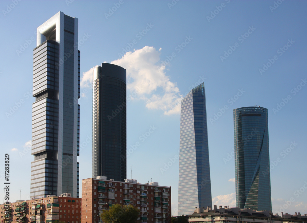 Madrid skyscrapers