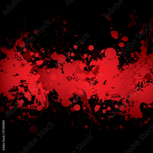 blood banner red
