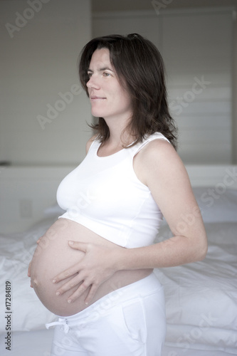 Portrait of beautiful pregnant young mature woman Free Download Portrait of beautiful pregnant young mature woman - GFXLoad