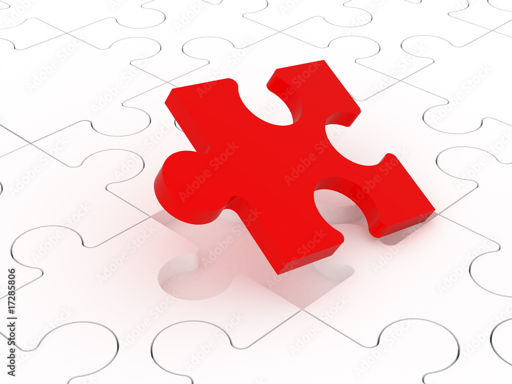 Jigsaw Puzzle representing teamwork and success Jigsaw Puzzle representing teamwork and success