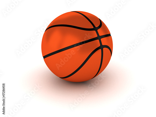 3D standard glossy basketball © Barghest