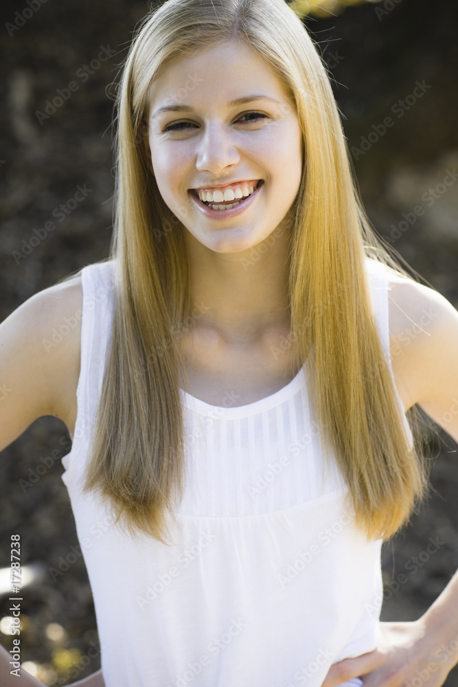 Portrait of Smiling Teenager Portrait of Smiling Teenager
