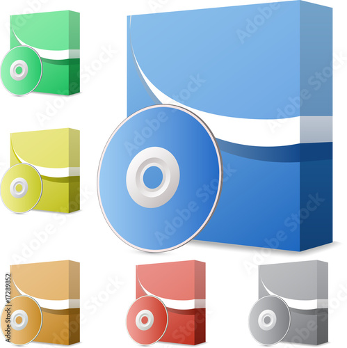 layout of software box
