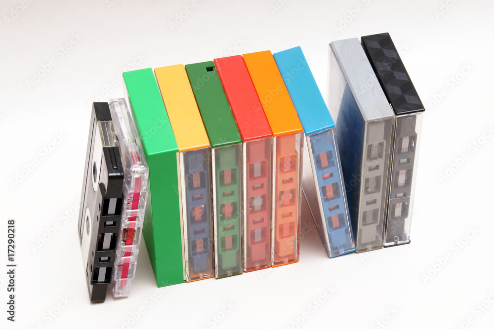 Naklejka premium audio cassetten