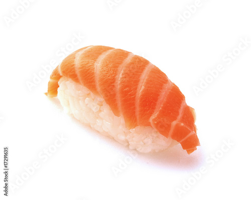 japanese sushi with salmon fish