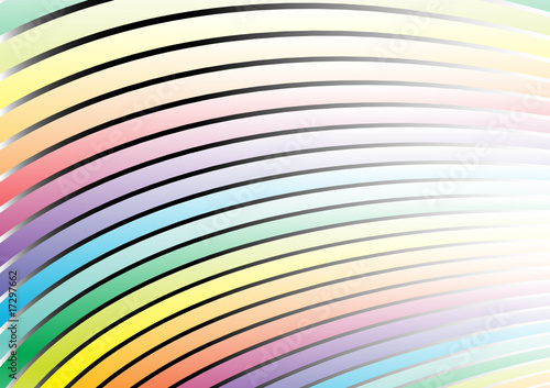 Rainbow colors arranged