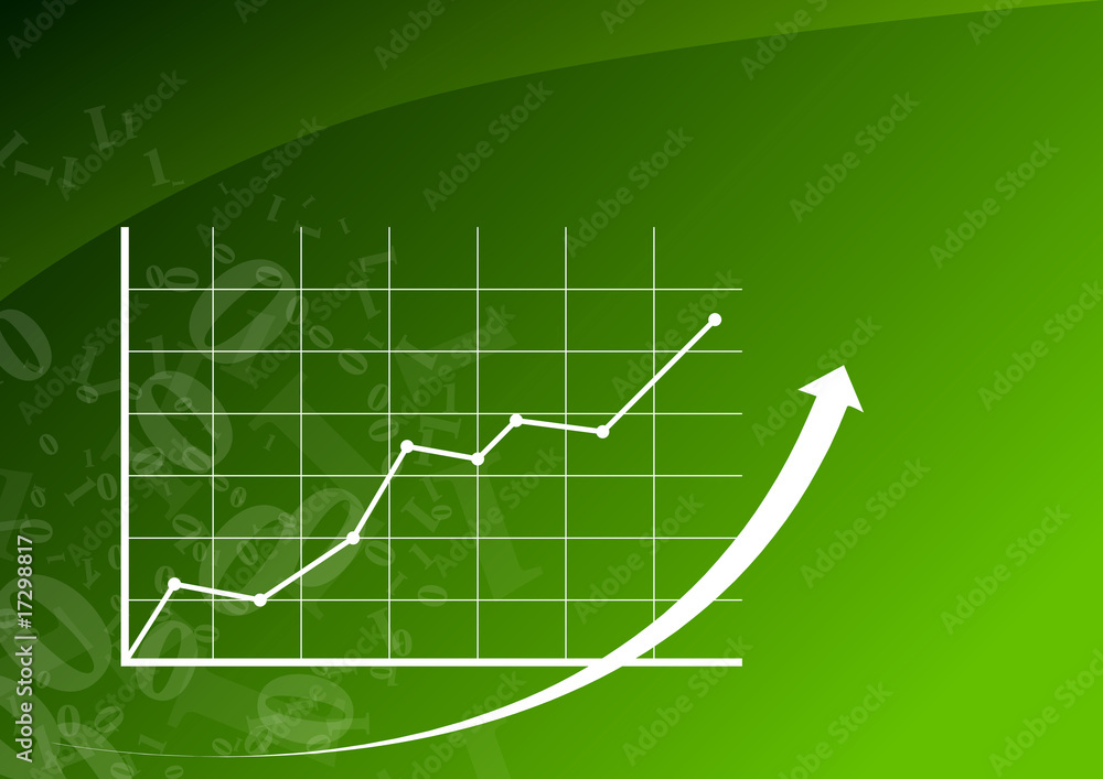 Obraz premium Graph up