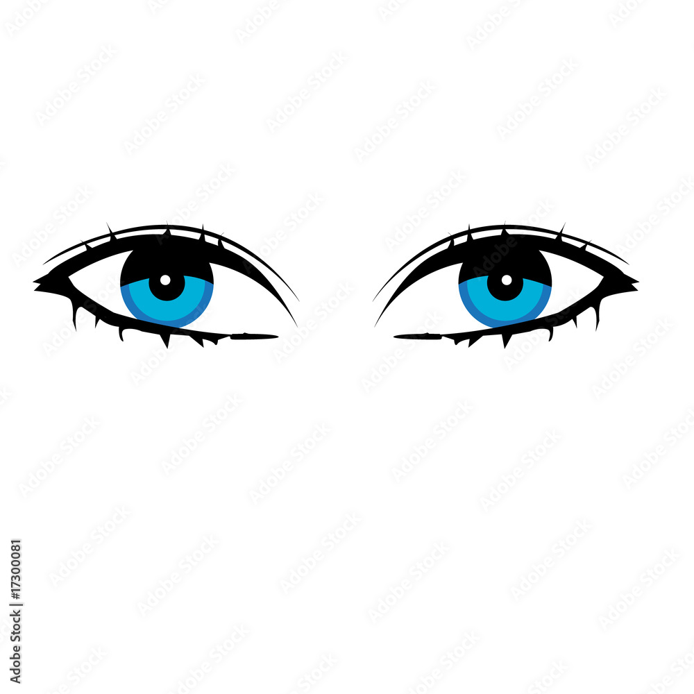 Blur girl eye