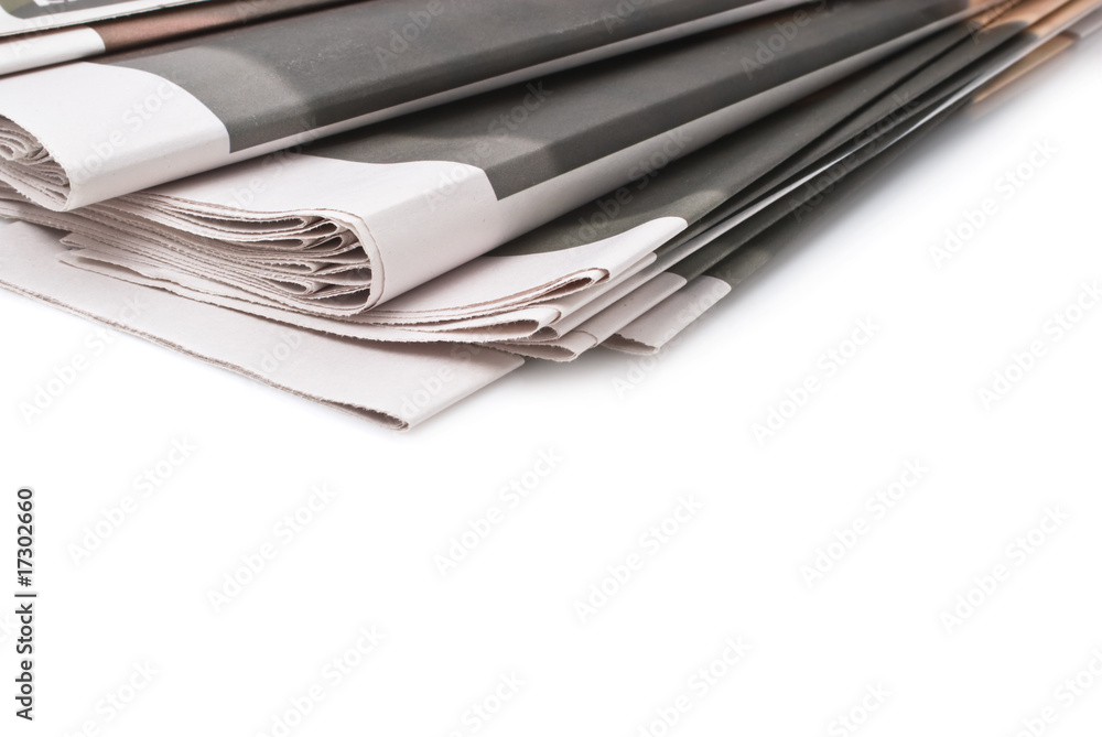 close up detail of international newspapers close up detail of international newspapers