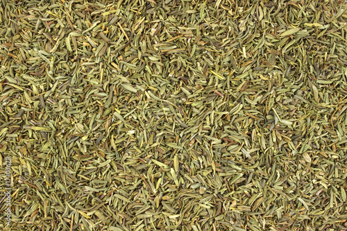 Close view of dried thyme