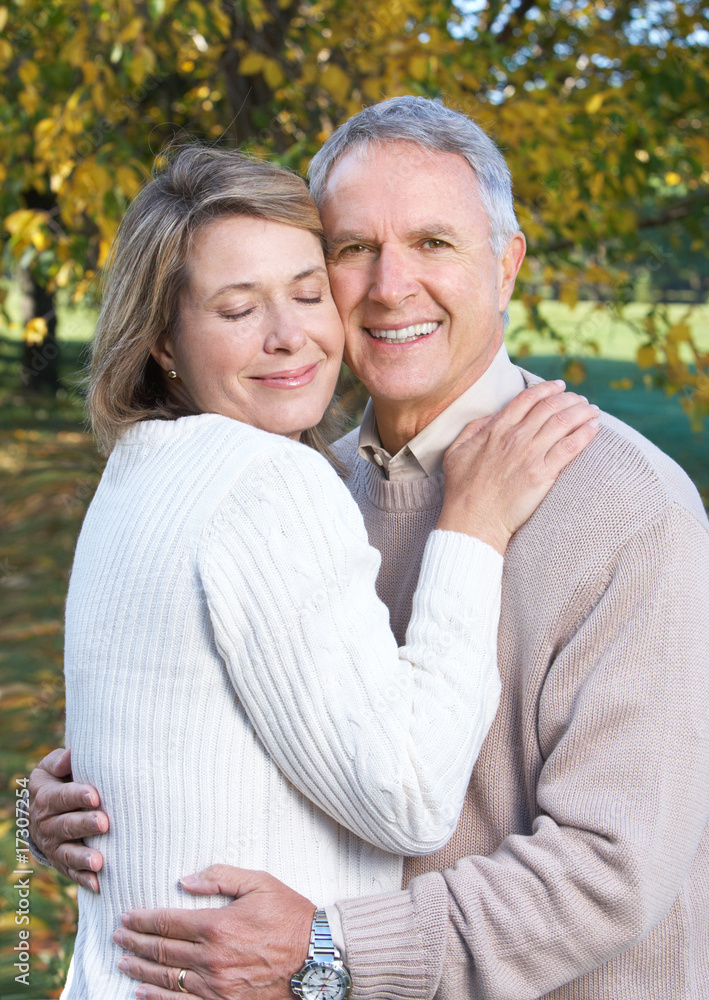 Happy elderly couple Happy elderly couple