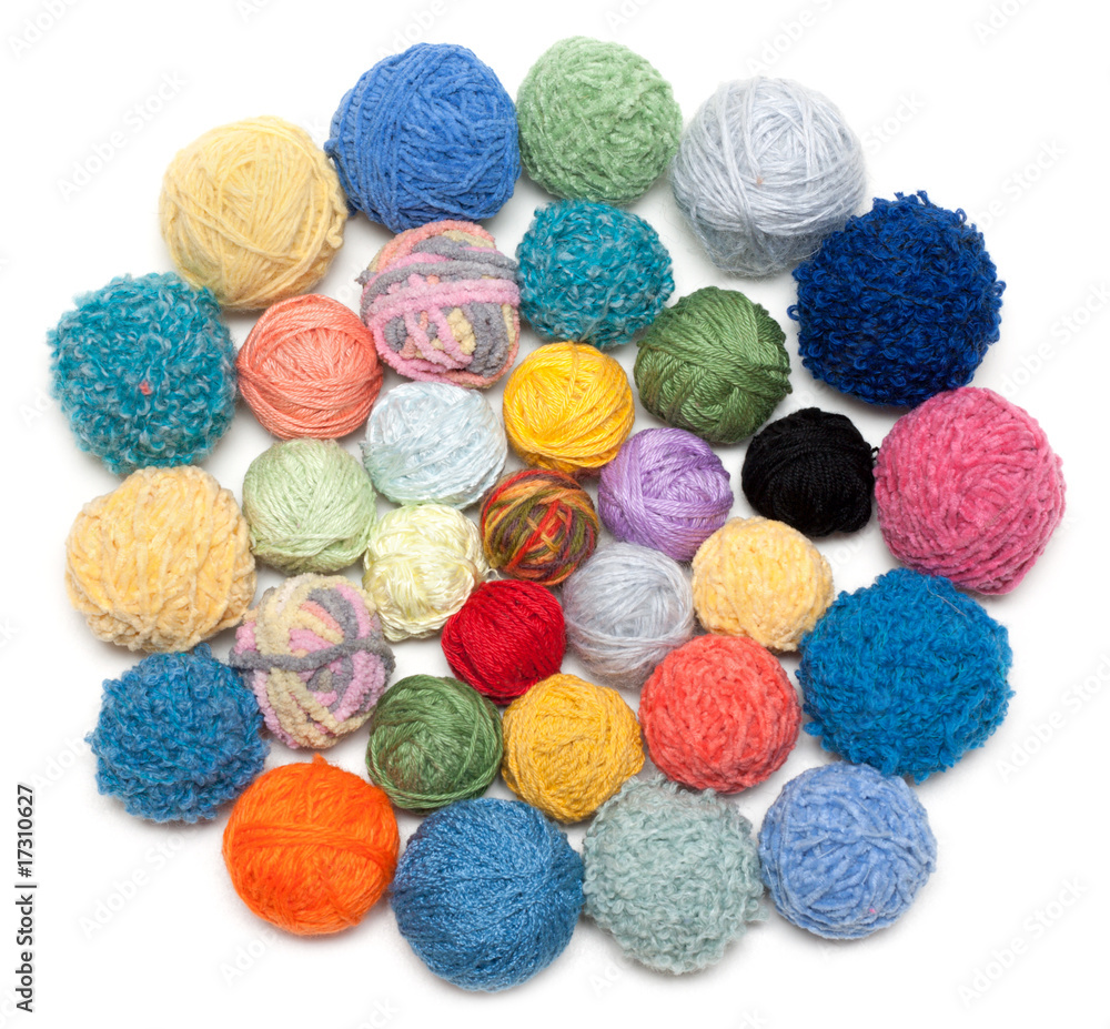 Ball of the threads for knitting Ball of the threads for knitting