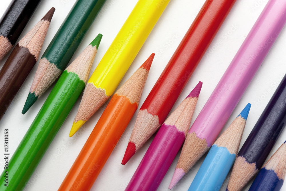 Fototapeta premium crayons de couleur
