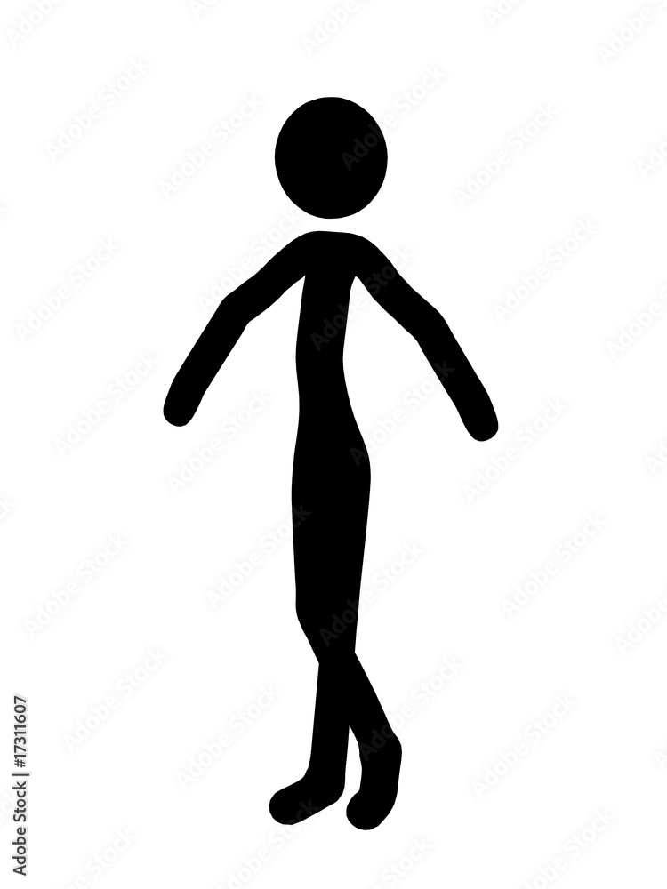 Stickman Illustration Silhouette Stickman Illustration Silhouette
