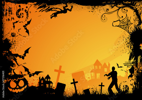 Orange Halloween Theme