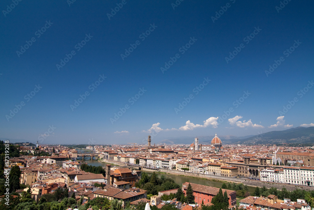 Blick über Florenz Toskana Italien