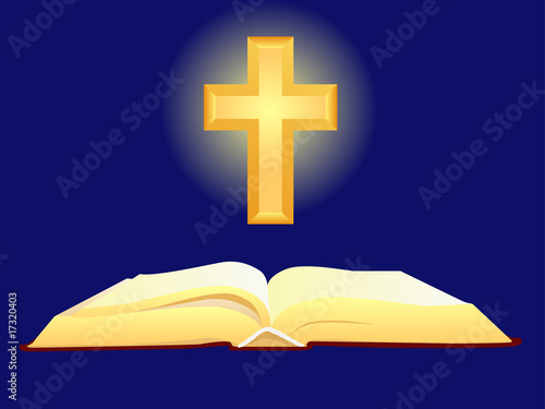bible and cross