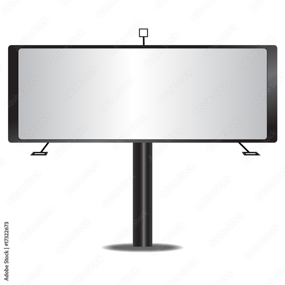 Obraz premium Big advertisement billboard area
