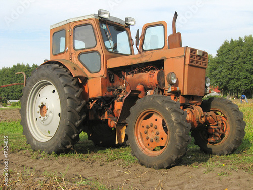 Russian vintage tractor