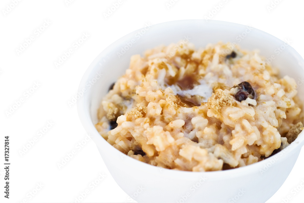 Sweet pumpkin rice with brown sugar sprinkled on top. Sweet pumpkin rice with brown sugar sprinkled on top.