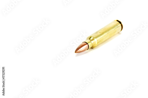 A single AK 47 round   bullet