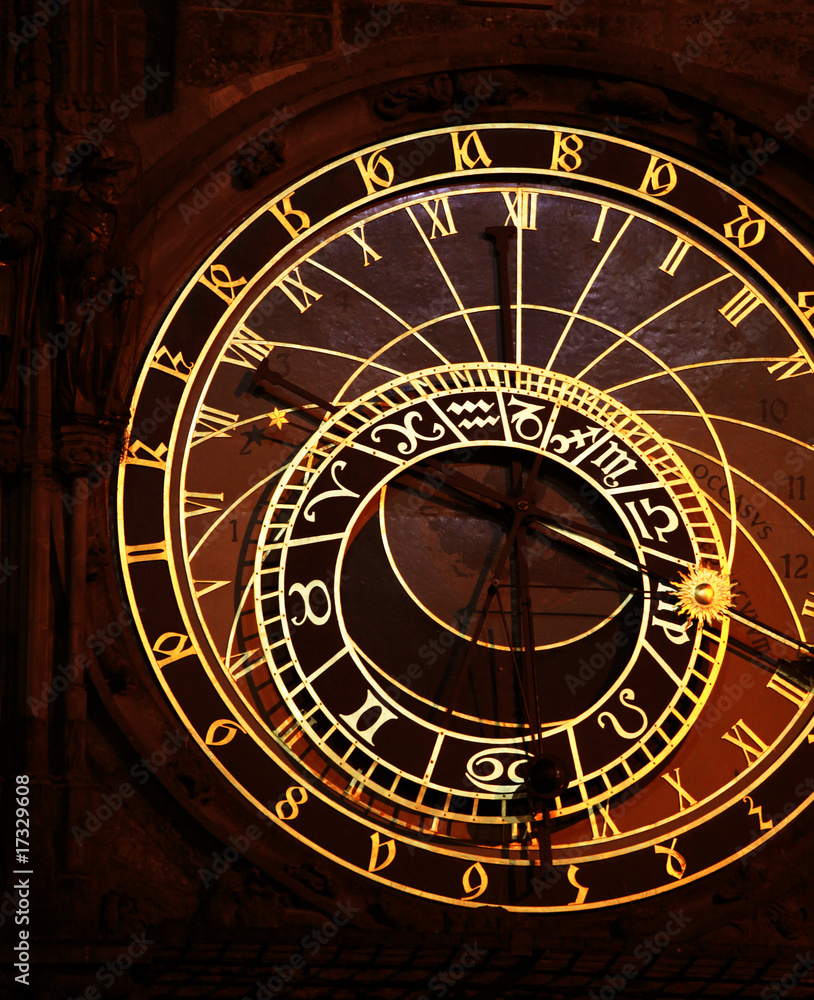 Naklejka premium Prague Astronomical Clock