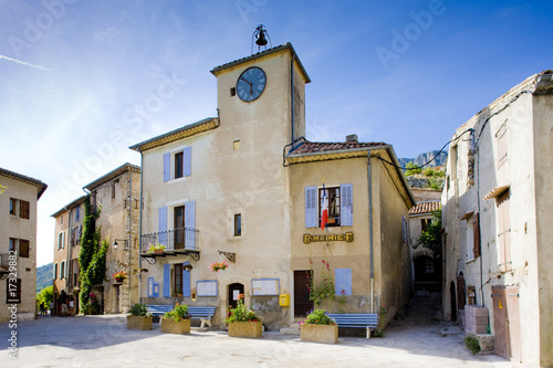 town hall, Rougon, Provence, France photo