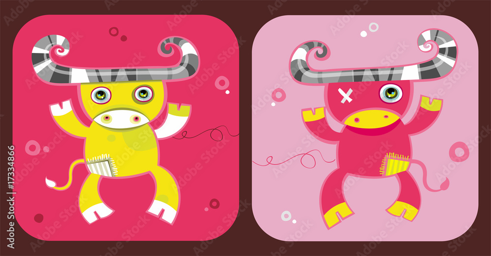 2009 cartoon ox - new year symbols 2009 cartoon ox - new year symbols