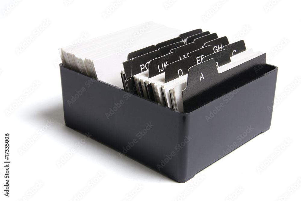 Box of Index File Box of Index File