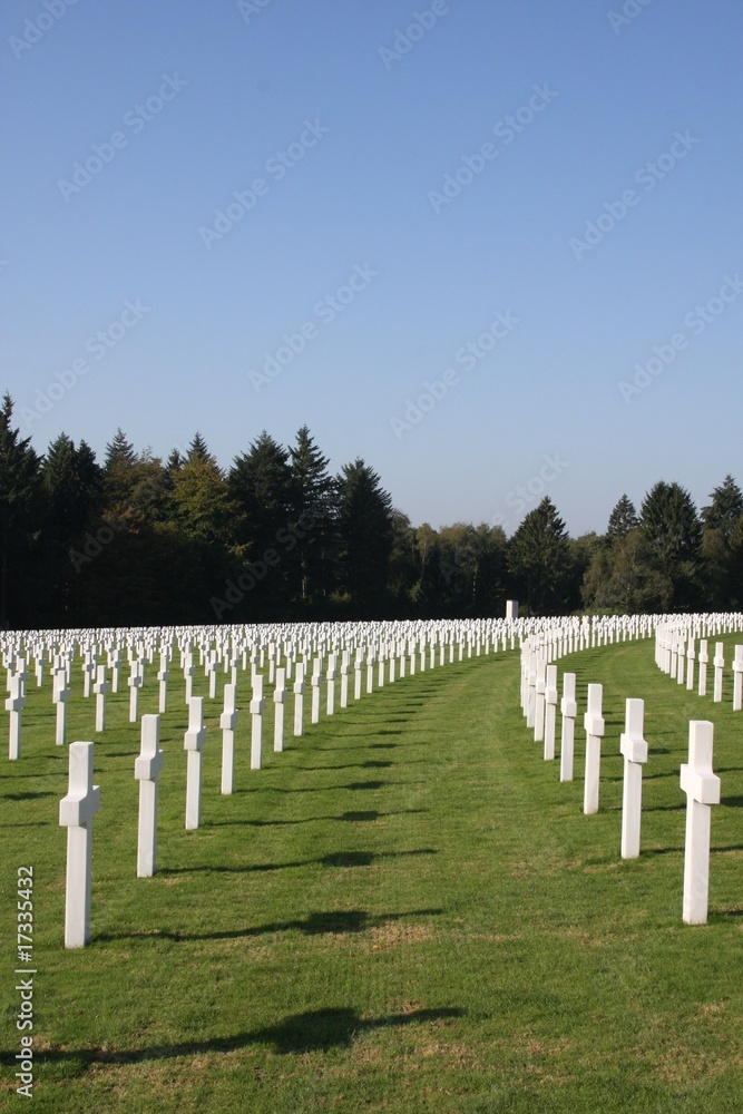 The American Military Cemetery in Luxembourg