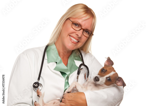Attractive Female Doctor Ve...