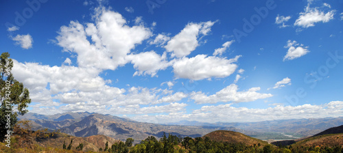 Mountain Range in the Andes of Peru