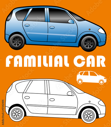 Picto de voiture familiale