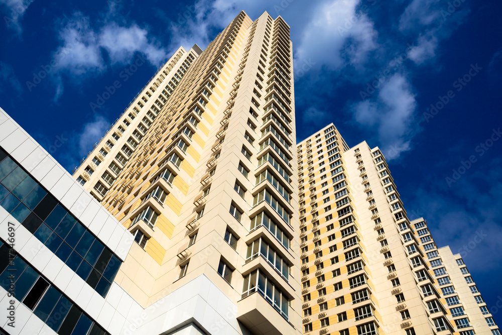 Fototapeta premium New dwelling house view